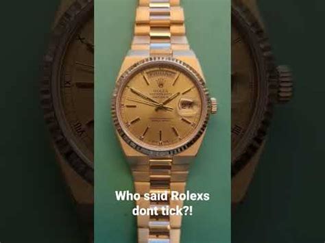 rolex don't tick|how to identify rolex watches.